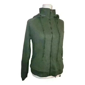 Zyia Active Women Green Zip Up Hoodie Small